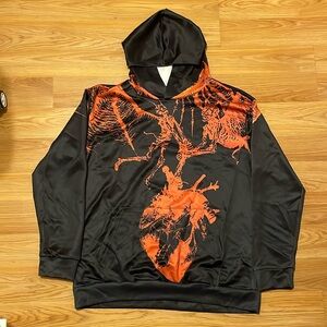 New Hoodie Aesthetic Angel Red Heart